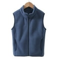 thumbnail image 1 of oqasdz Girls Vests Children Baby Kids Sleeveless Full Zipper Vest Warm Lightweight Casual Outwear Daily Top Vest Coat Size -, 1 of 3