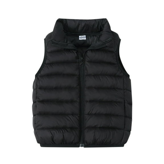 oqasdz Girls Vests Children Toddler Down Solid Color Boys Girls Baby Big Kids Fall Winter Vest Child Outerwear Thin Top Vest Coat Outwear Size 3 Y-4 Y