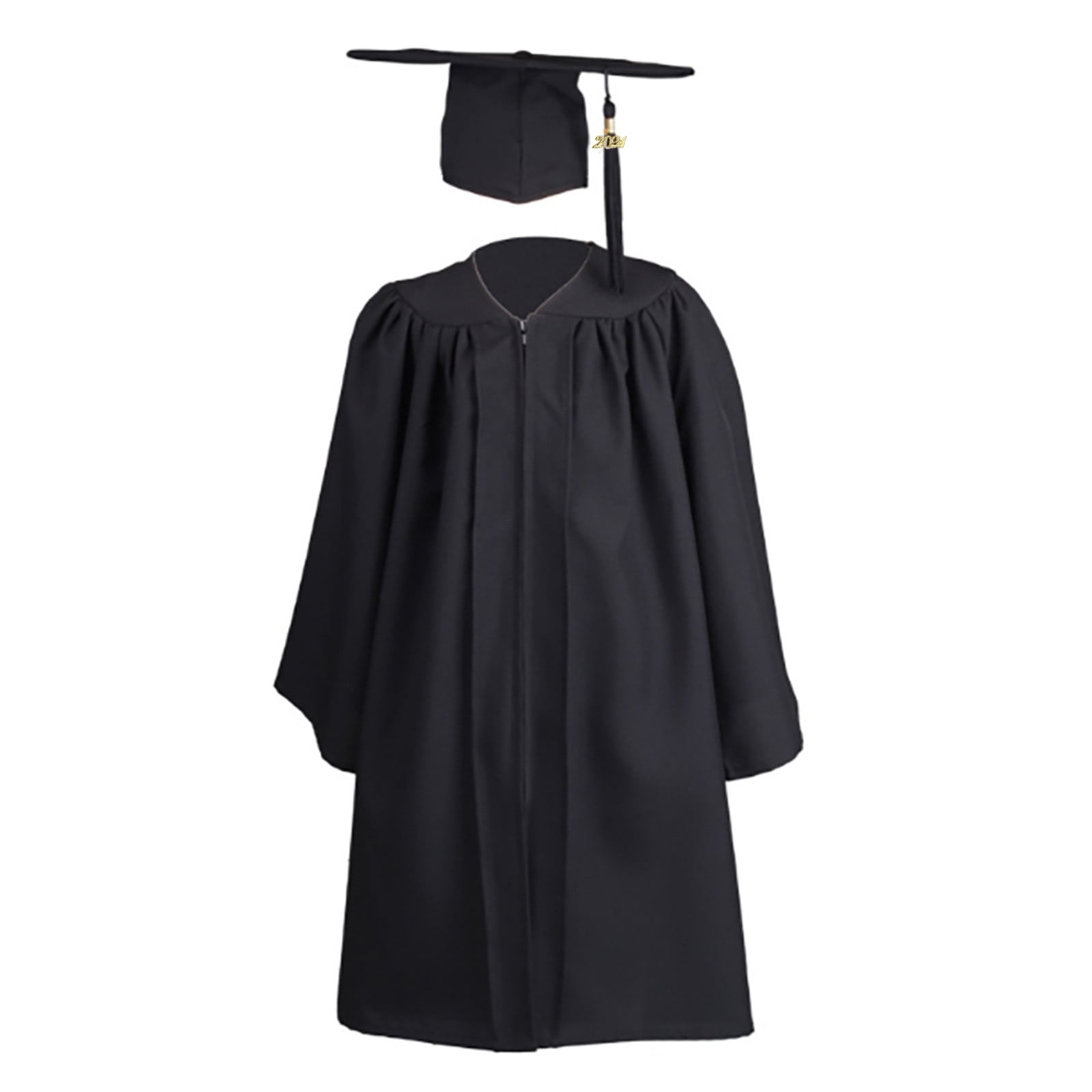 oqasdz GraduationMall Kindergarten Graduation Cap Gown Stole Package with  Tassel Solid Color Bachelor Stage Performance Size 4-5 Y - Walmart.com