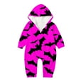 thumbnail image 1 of oqasdz Halloween Family Matching Outfits Hooded Rompers for Toddler Baby Home Activities Cute Casual Comfort Cozy Daily Wear, 1 of 3