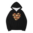 thumbnail image 1 of oqasdz Halloween Youths Girls Boys Pumpkins Letter Prints Long Sleeve Hoodie with Pocket Casual Pullover Sweatshirts Size 12 M-18 M, 1 of 5