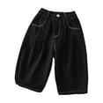 thumbnail image 1 of oqasdz Jeans for Boys Toddler Kids Straight Leg Elasitc Waist Denim Pants Loose Comfortable Trousers Fashion Arrivals Daily Wear Summer Outdoor, 1 of 5