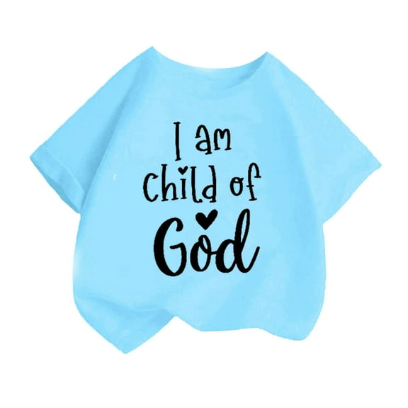 oqasdz Kids Children Girls T Shirts Cute Personality Printed Round Neck Short Sleeve Summer Casual Loose Tee Tops/10-12 Years