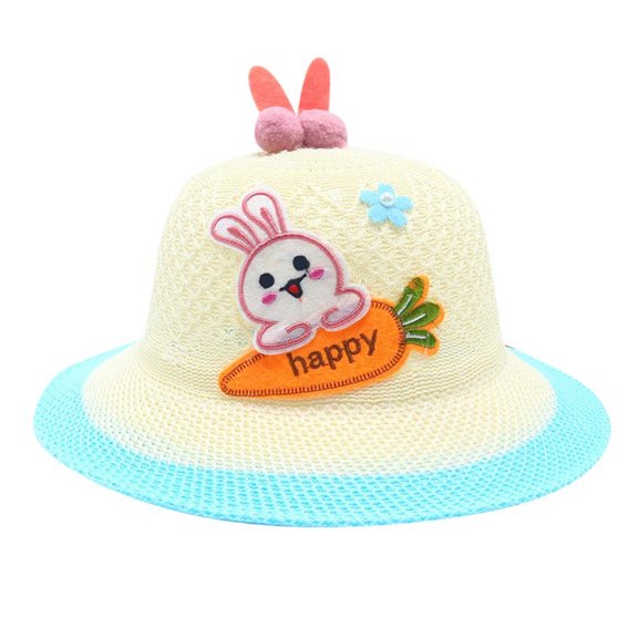 oqasdz Kids Hats & Caps for Boys and Girls Toddler Baby Soft Comfortable Adjustable Outdoor Party Everyday Wear Sunhat, Size 2-8 Years