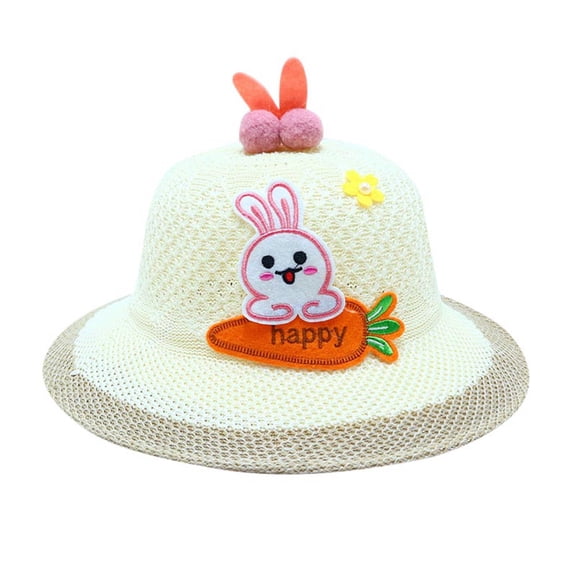 oqasdz Kids Hats & Caps for Boys and Girls Toddler Baby Soft Comfortable Adjustable Outdoor Party Everyday Wear Sunhat, Size 2-8 Years