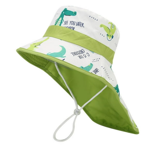 oqasdz Kids Sun Hat Adjustable Fisherman Cap for Boys Girls Outdoor Party Summer Beach Playground Lightweight Breathable Hats