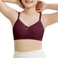 thumbnail image 1 of oqasdz Kids Teen Girls Crop Top Bras Seamless Sports Training Bra Camisole Lightweight Comfortable Underwear, Size 11-13 Years, 1 of 4