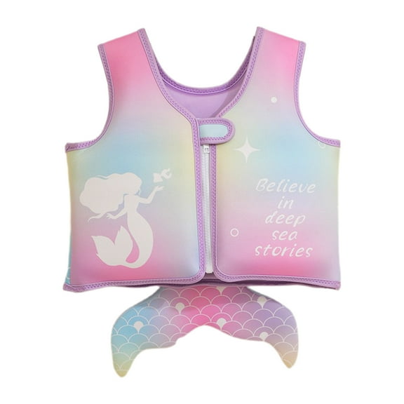 oqasdz Kids Toddler Baby Outdoor Swim Vest For Swimming Lightweight Summer Fall Beachwear Adjustable Comfortable Life Jacket