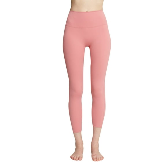 oqasdz Leggings for Women Solid Color High Waisted Running Tummy Control Workout Soft Yoga Pants L