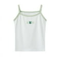 thumbnail image 1 of oqasdz Little Girls Camisole Cute Printed Sleeveless Tank Top Summer Stretch Undershirts Casual Breathable Soft Tops, Size 5-6 Years, 1 of 2