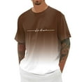 thumbnail image 1 of oqasdz Men T Shirts Oversized Summer Crew Neck Short Sleeve with City Print Basic Shirts Loose Casual Sports Shirts Tee Top, 1 of 4