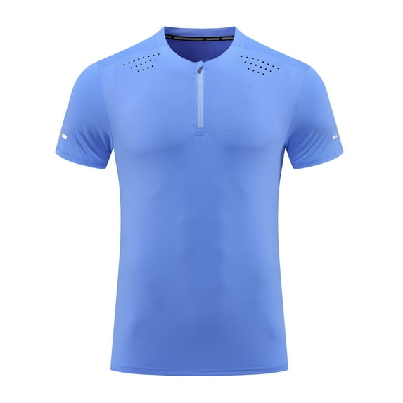 oqasdz Men T Shirts Short Sleeve Solid Color Comfortable and Breathable Spring Summer Active Outdoor Sports Casual Tee Top