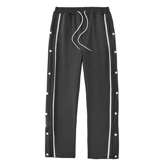 oqasdz Men's Pants Patchwork Sweatpants Casual Drawstring Pants Sports Athletic Joggers Trousers with Pockets Outwear Sweat Pants