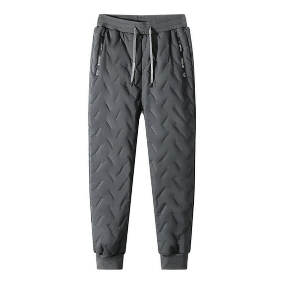oqasdz Men's Sweatpants Lined Sweatpants Winter Warm Fuzzy Leggings Joggers Active Running Sweat Pants