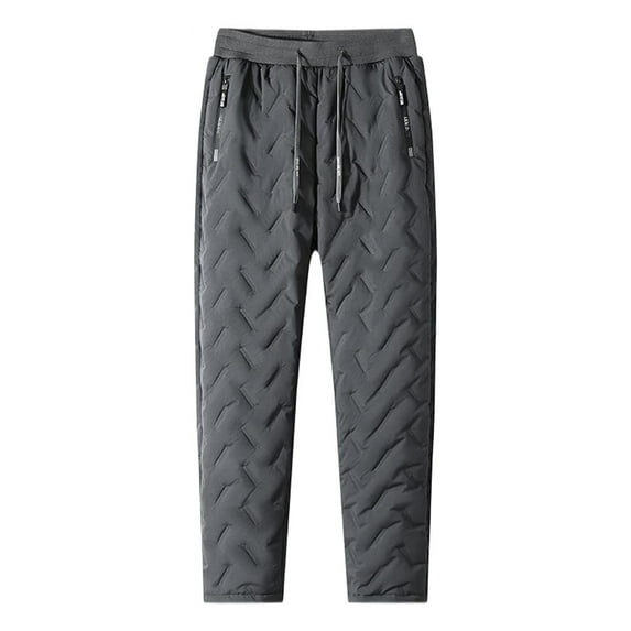 oqasdz Men's Sweatpants Lined Sweatpants Winter Warm Fuzzy Leggings Joggers Active Running Sweat Pants