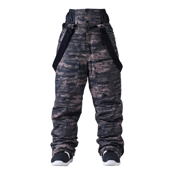oqasdz Mens Cargo Pants for Skiing Snowboarding Winter Outdoor Activities Windproof Insulated Cold Weather Gear Warm Ski Pants