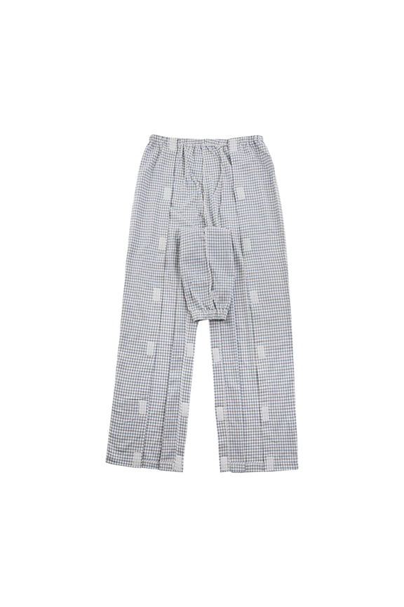 Mens Pants Bedridden Zipper Design Patient Clothing Postoperative Fracture Paralysis Bedridden Care Comfortable