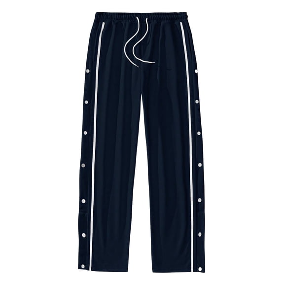 oqasdz Mens Pants Patchwork Sweatpants Casual Drawstring Pants Sports Athletic Joggers Trousers with Pockets Outwear Sweat Pants