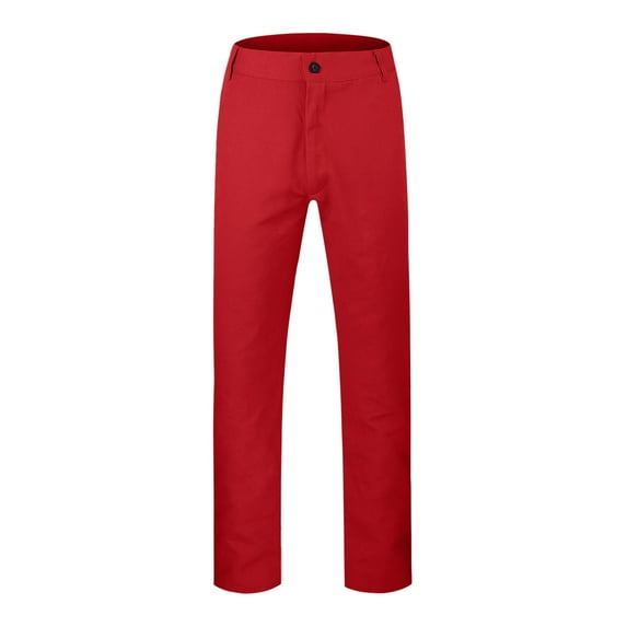 oqasdz Mens Pants Solid Color Skinny Casual Pants Slim Fit Seasonal Belted Drawstring Workwear Trousers