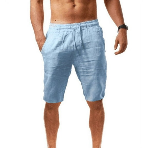 oqasdz Mens Pants Summer Casual Fashionable Solid Color Slim Fit Short Pants Sports Athleisure Shorts