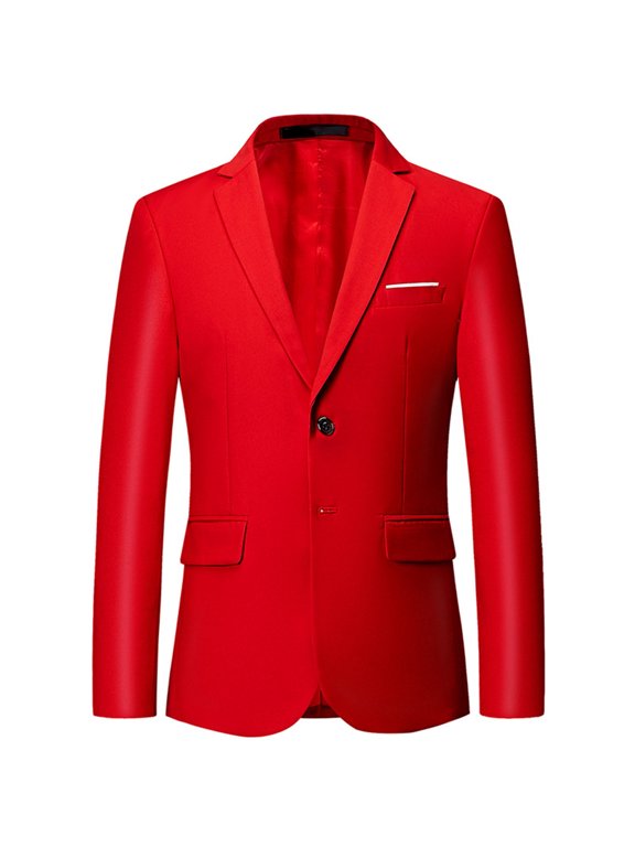 Mens Suit Jacket Modern Jacket for Attire Two Button with Tailored Design Classic Fit Stretch Dress Coat Travel Party Business Formal