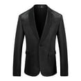 thumbnail image 1 of oqasdz Mens Suit Jacket Sequins Shiny Cool Slim Fit Party Stage Performance Nightclub Party Evening Coat Top,Size XL, 1 of 8