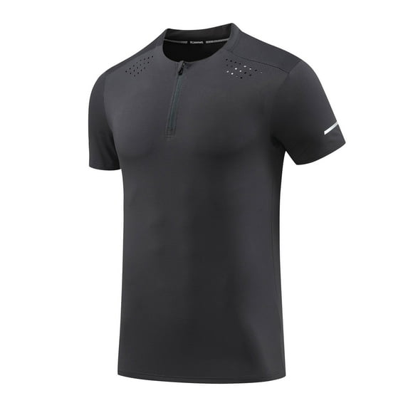 oqasdz Mens T Shirts Short Sleeve Solid Color Comfortable and Breathable Spring Summer Active Outdoor Sports Casual Tee Top