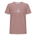 thumbnail image 1 of oqasdz Mens T Shirts Striped Print Short Sleeve Crew Neck Solid Color Tee Shirt Classic Comfortable Soft Trendy Top Casual Summer Tshirts, 1 of 4