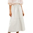 thumbnail image 1 of oqasdz Mid Length Skirts for Women High Waist Solid Color Stretch Versatile Midi Skirt Elegant Design Comfortable Soft Fabric Daily Wear, 1 of 6