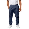 thumbnail image 1 of oqasdz Pants for Boys Elastic Waistd Flat Front Design Drawstring Solid Color Soft Slim Fit Trousers for Kids Everyday Play and School Casual Outdoor, 1 of 5