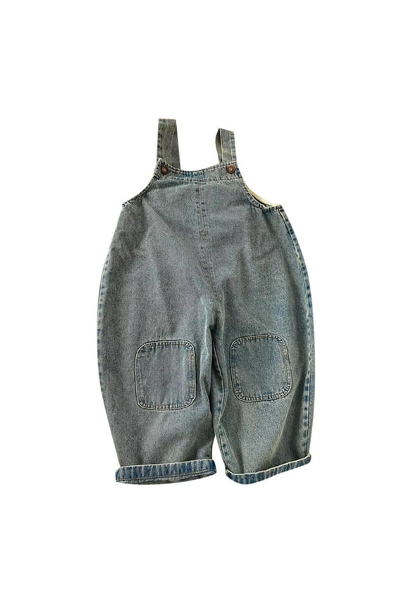 Pants for Boys Overalls Toddlers Kids Party Outdoor Casual Adjustable Straps Soft Comfortable Overalls Size 3 Y-4 Y