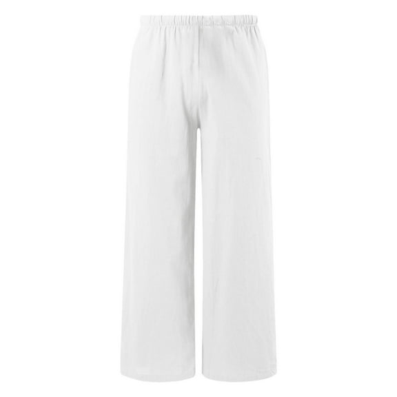 oqasdz Pants for Girls Child Kids Loose Wide Leg Solid Color Beach Trousers with Pocket Active Stylish Sweatpants Size 12 Y-13 Y