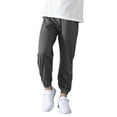 thumbnail image 1 of oqasdz Pants for Girls Summer Autumn Casual Sports Active Elastic Waist Solid Color Child Kids Sweatpants Size 13 Y-14 Y, 1 of 4