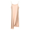 thumbnail image 1 of oqasdz Plus Size Dresses Sleeveless Knee Length Strap Midi Slip Spring Summer A Line Homewear Sleep Night Dress,2X, 1 of 7