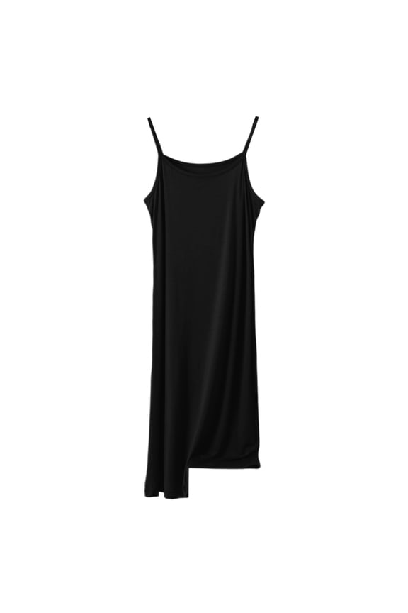 Plus Size Dresses Sleeveless Knee Length Strap Midi Slip Spring Summer A Line Homewear Sleep Night Dress,3X