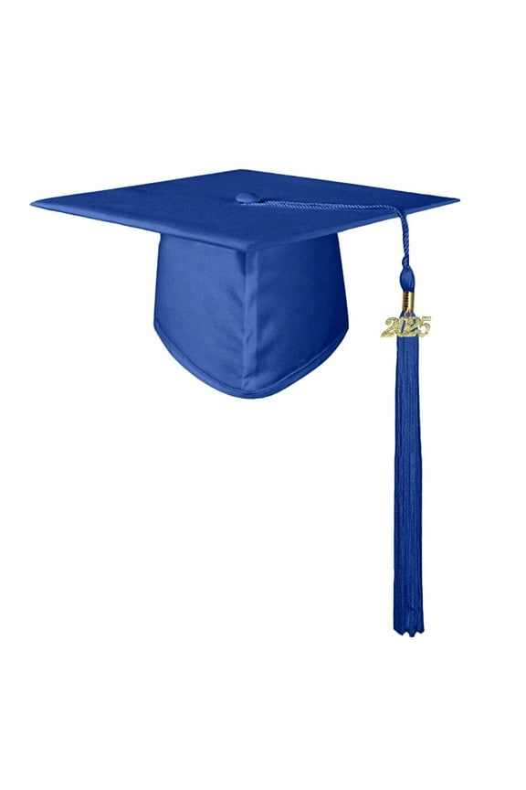 Shiny Kindergarten and Preschool Graduation Caps for Kids and High School College for Adults with Tassel, Size S