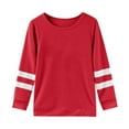 thumbnail image 1 of oqasdz Shirts For Girls Girls Long Sleeve T Shirt Children Crew Neck Top Girls T Shirt Top Size 7 Y-8 Y, 1 of 5