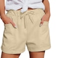 thumbnail image 1 of oqasdz Shorts for Women Straight Leg High Waisted Sports Athletic Loose Fashion Solid Color Cargo Pants with Pockets Summer Outdoor, 1 of 6