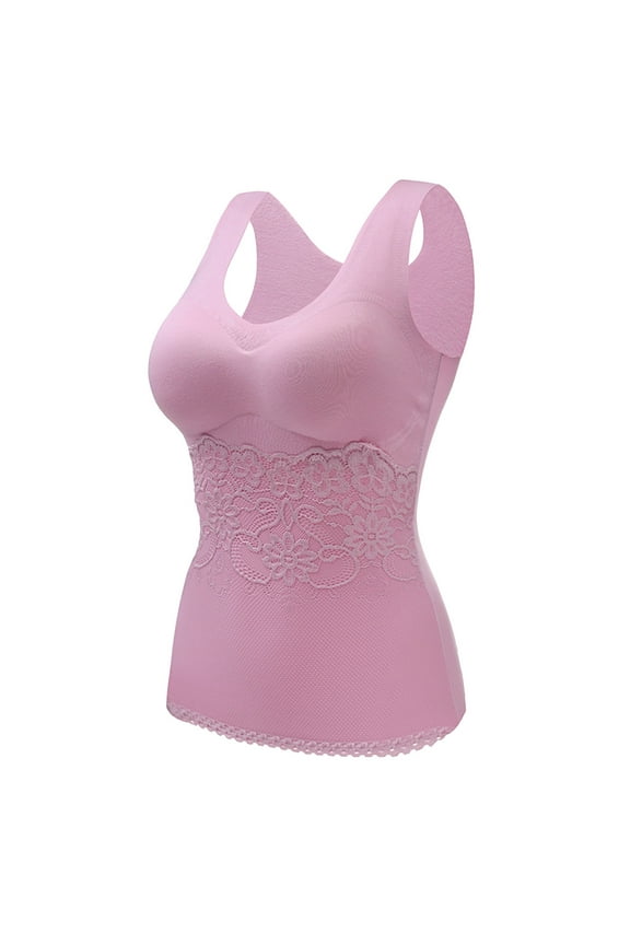 Sweaters for Women Thermal Underwear Suit Winter Seamless Heat Velvet Sweaters Vest Slim Base Layer Lace Sling Casual Cozy Soft