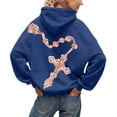 thumbnail image 1 of oqasdz Sweatshirt for Women Fashion Hooded Fall Winter Pullover with Unique Back Print Design Long Sleeve Versatile Casual Dailywear, 1 of 5