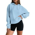 thumbnail image 1 of oqasdz Sweatshirt for Women Hoodies Basic Pullover Long Sleeve Solid Color Top for Holiday Sports Durable Soft Casual Outdoor, 1 of 6