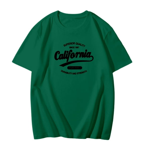 oqasdz T Shirts for Man Casual Graphic City Print Comfortable for Everyday Wear and Sports Tee Top