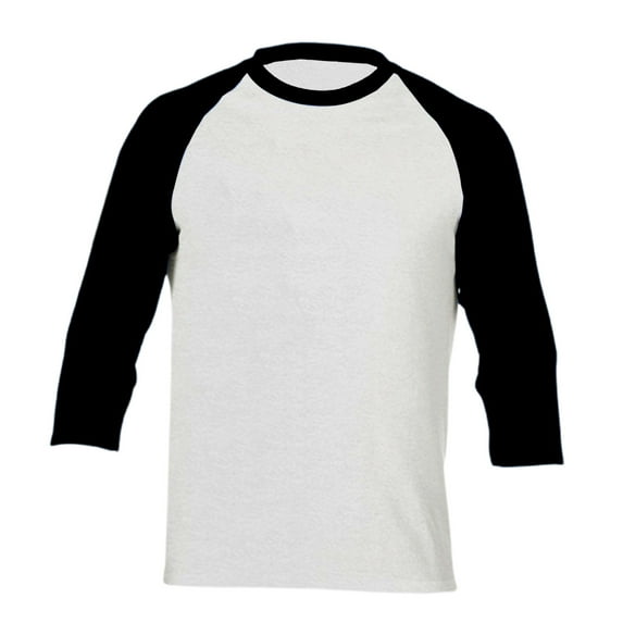 oqasdz T Shirts for Man Long Sleeve Crew Neck White Black Color Contrast Thin Breathable Soft Shirt Casual Tee Top