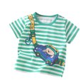 thumbnail image 1 of oqasdz Toddler Baby Child Girls and Boys T Shirts Cartoon Prints Pure Short Sleeve Cute Casual Outwear T Shirt Top, Size 6-9 Months, 1 of 3