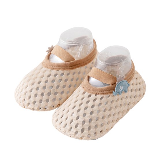 oqasdz Toddler Baby Shoes Sole Soft Stretchy First Walking Shoes Outdoor Comfortable Breathable for Girls, Size 0-10 M