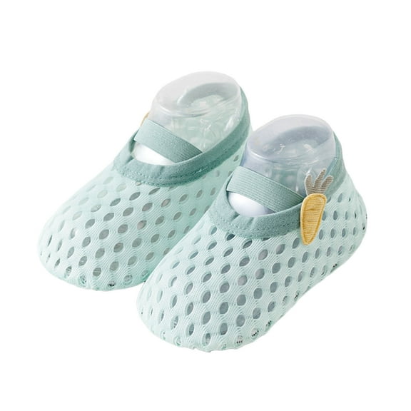 oqasdz Toddler Baby Shoes Sole Soft Stretchy First Walking Shoes Outdoor Comfortable Breathable for Girls, Size 0-10 M