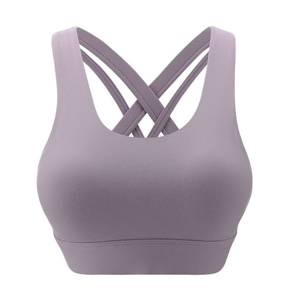 oqasdz Women Bras Casual Adjustable Breathable Racerback Bralette without Steel Ring Gathering Bra
