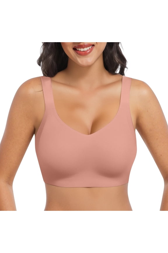 Womens Bras New Feeling Jelly Seamless Underwear Bigs Slim Back and Thin Sports Bra