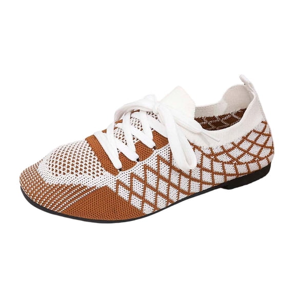 oqasdz Womens Casual Shoes Bow Tie Design Flat Bottom Shiny Dressy Shoes for Elegant Square Toe Party Evening Trendy Daily Wear Summer Outdoor