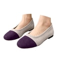 thumbnail image 1 of oqasdz Womens Casual Shoes Round Toe Slip On Flat Dressy Shoes with Soft Upper and Insole for Ladies Solid Color Comfort Footwear Outdoor Summer, 1 of 7